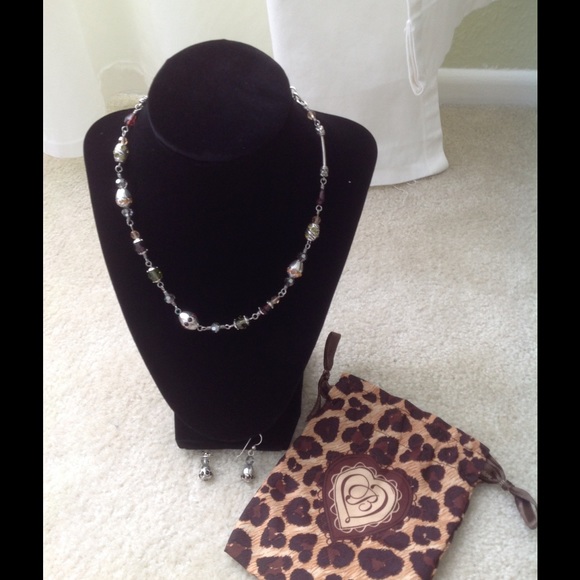 Brighton necklace and earrings very rare