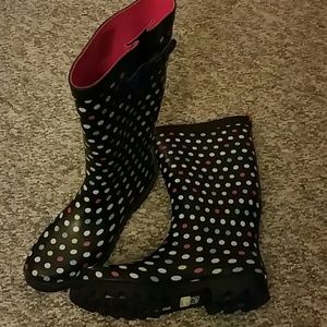 Polka Dot Rain boots