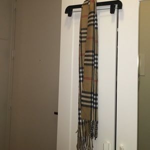 Faux Burberry scarf