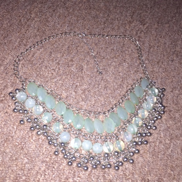 Boho style statement necklace