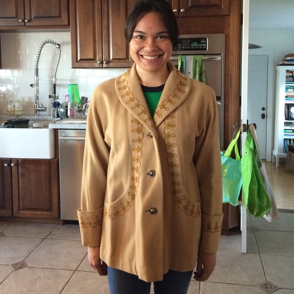 Vintage 50s fleece overcoat