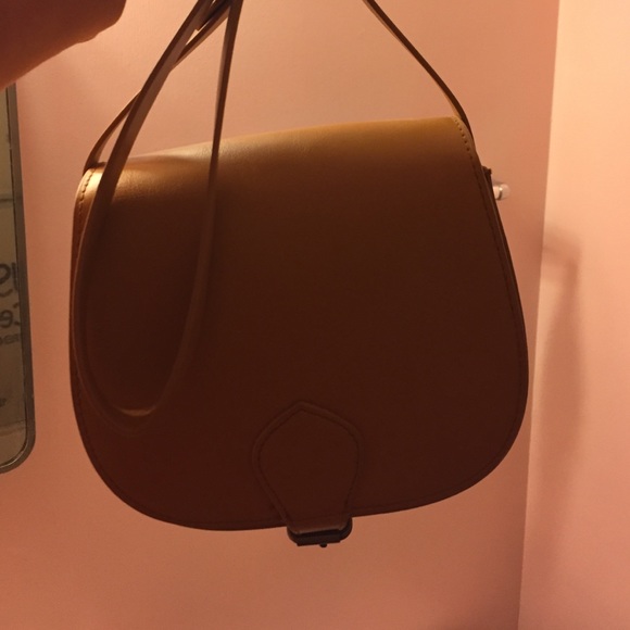 Brown leather purse