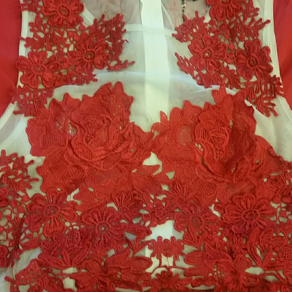 "LADY IN RED" DRESS NWOT - Picture 3 of 4