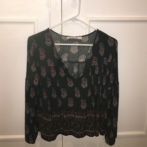Chloe K Paisley long-sleeve