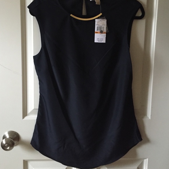 Michael Kors Tops - Navy colored Michael Kors shirt NWT