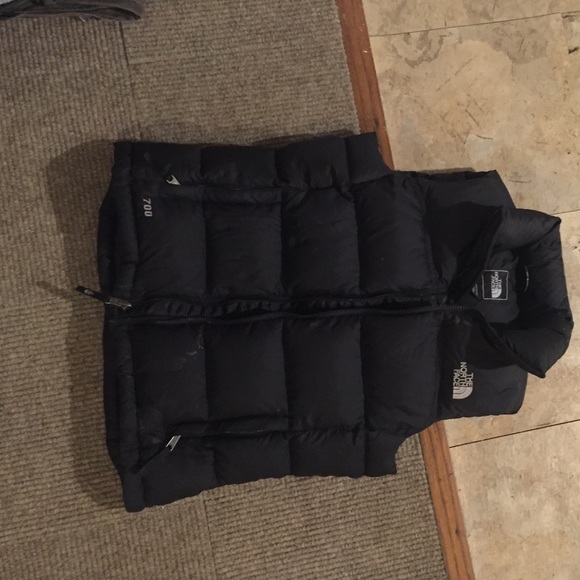 OFFER Black Northface puffer vest