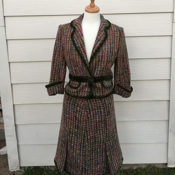 Cynthia Steffe boucle suit