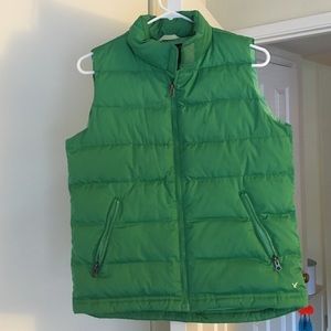 American Eagle down puffer vest size M.