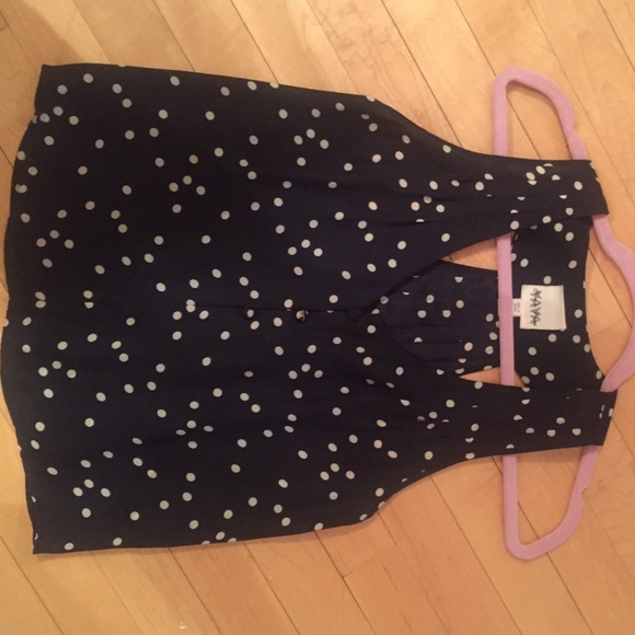 Polka dot tank top