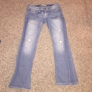 BKE Buckle Light Wash Bootcut Jeans- Size 28