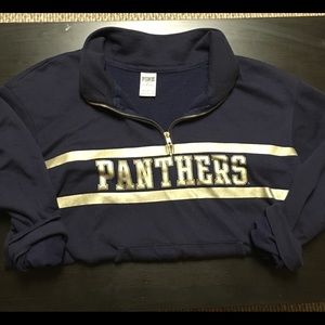 Pitt Panthers Victoria's Secret PINK 1/2 zip 💙💛