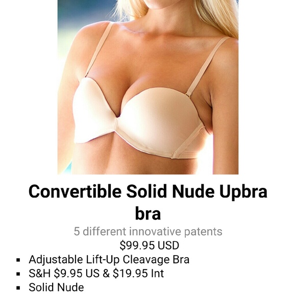 Upbra solid nude bra
