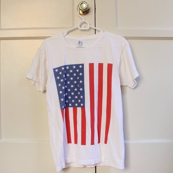 American Apparel American Flag T-Shirt