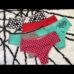 VS Pink No Show Panties