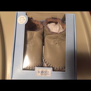 12-18 month baby boy Robeez moccasins