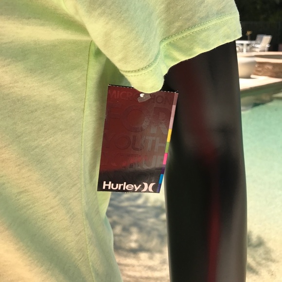 HURLEY Green Surf Malibu Women’s Tee - Picture 8 of 8