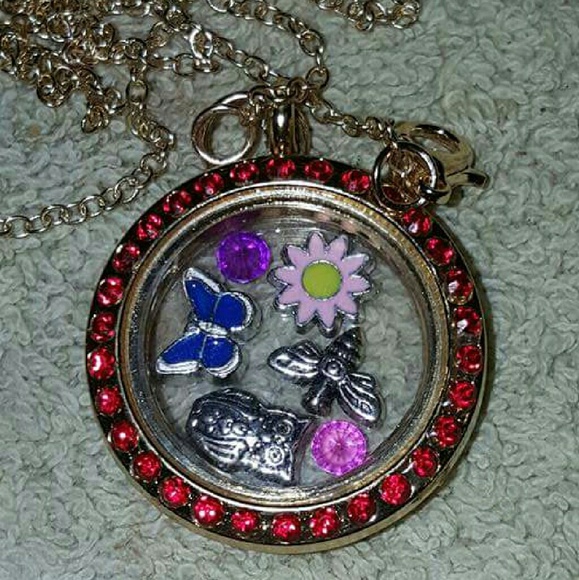 Oragami owl necklace with charms