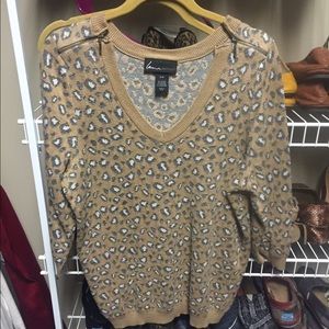 Lane Bryant Leopard Print sweater