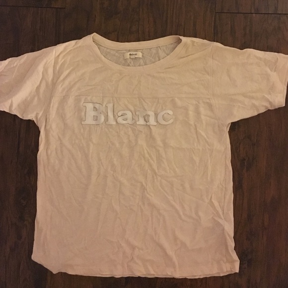 "Blanc" made well tee