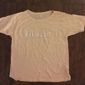 "Blanc" made well tee