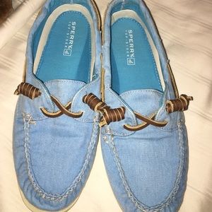 Sperry Sky Blue Boat Shoes