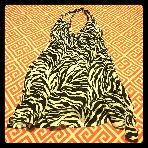 Xhilaration Other - Zebra beach cover up