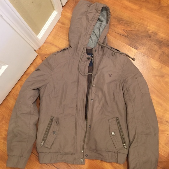 Green canvas jacket