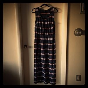 REASONABLE OFFERS ACCEPTED! Lands'End Striped Maxi