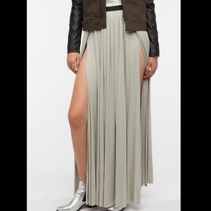 Ecote Double Slit Maxi skirt
