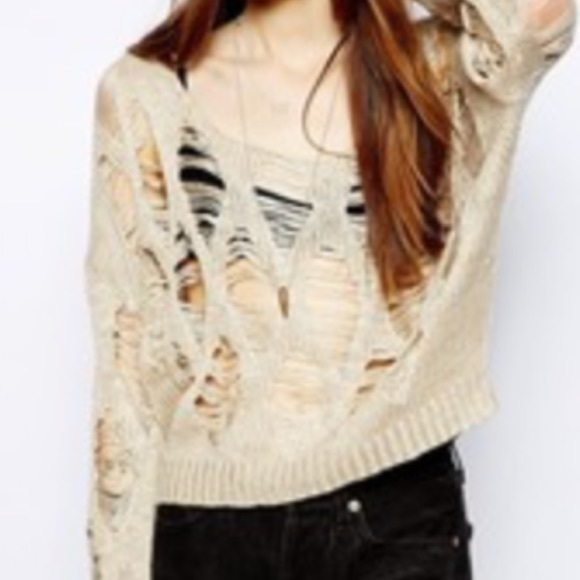 MinkPink Hole in One sweater