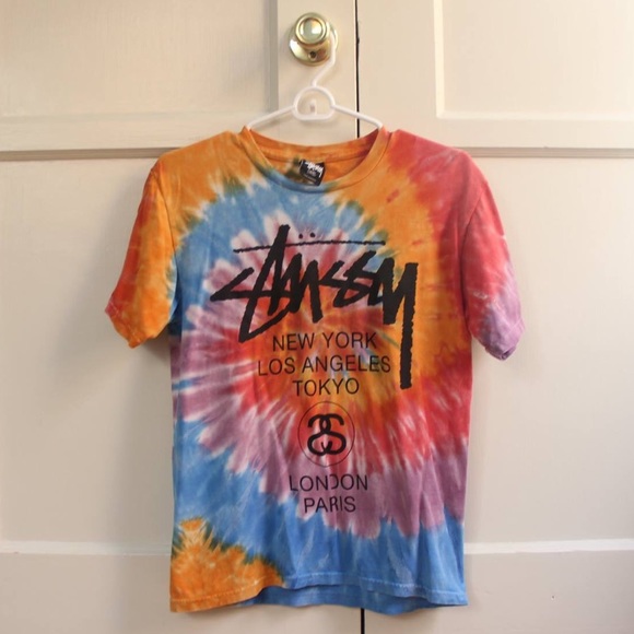 Urban Outfitters Stussy Tie Dye Swirl T-Shirt