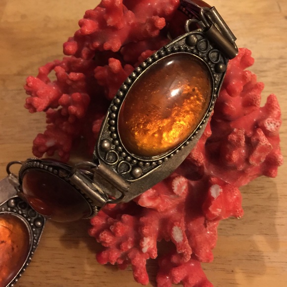 Antique Jewelry - Antique Amber belt