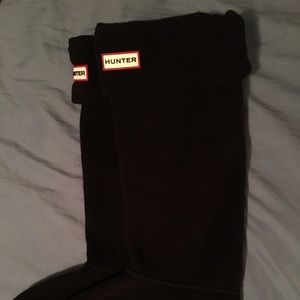 Hunter tall boot socks.