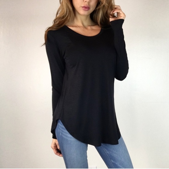 ▪️• Last Item • Perfect L/S Black Tee - Picture 3 of 4