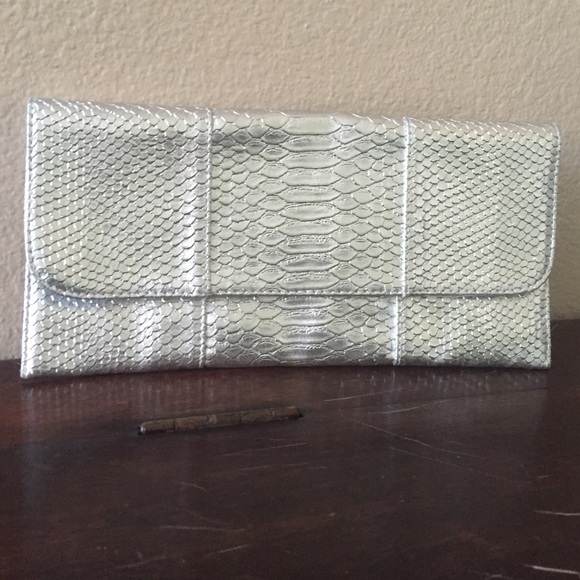 Beautiful silver clutch