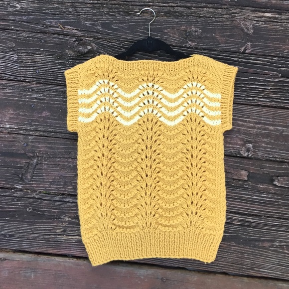 Vintage knitted vest
