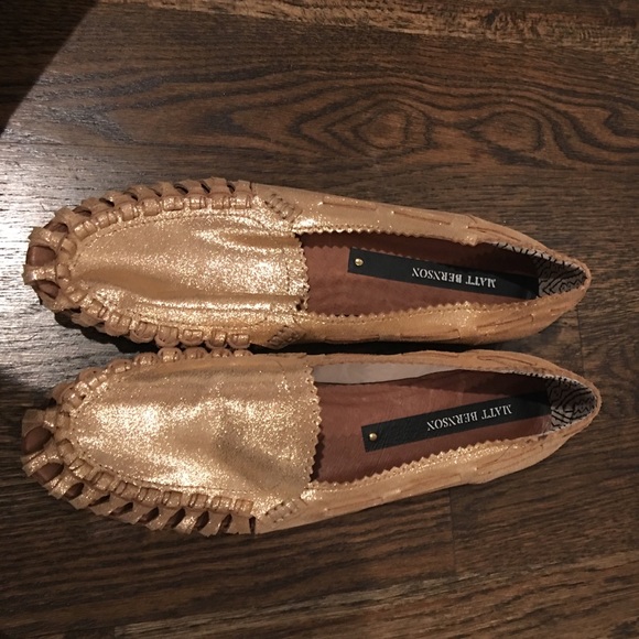 Matt Bernson glittery loafers