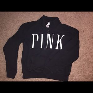 Pink by Victoria's Secret quarter zip sweater