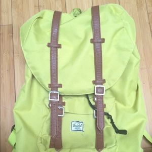 Yellow Herschel backpack