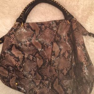 Nine West snake print bag