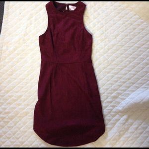 Suede dress