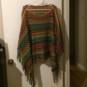 Poncho sweater
