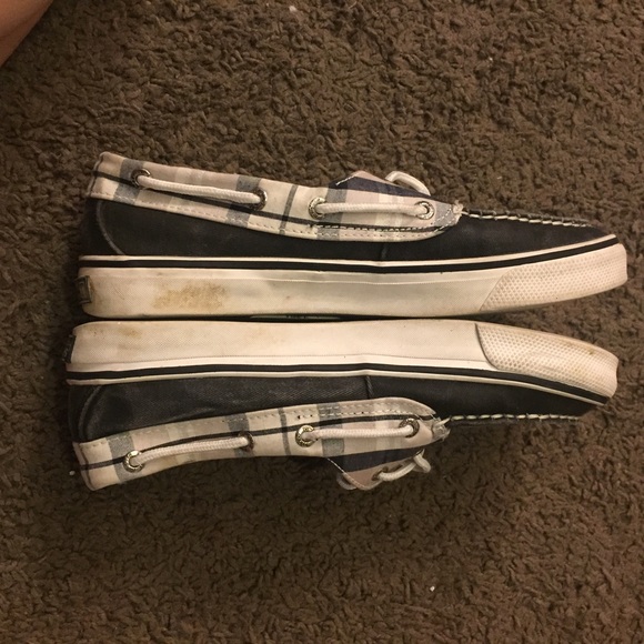 Navy Canvas Sperrys - Picture 3 of 3