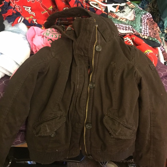 Brown Abercrombie Jacket - Picture 3 of 4