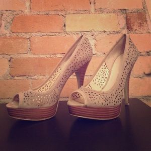 SPRING SALE | Suede Platform Heels