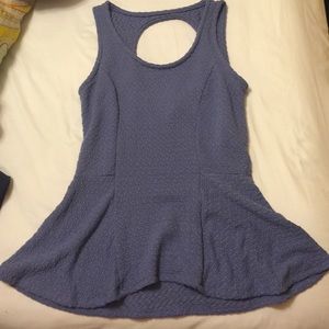 Peplum tank