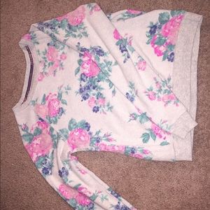 Floral sweater