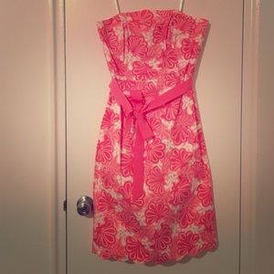 Lilly Pulitzer strapless dress