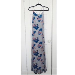 Free People full length flower dress