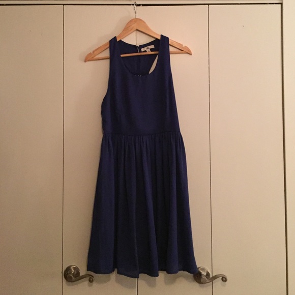 Blue dress
